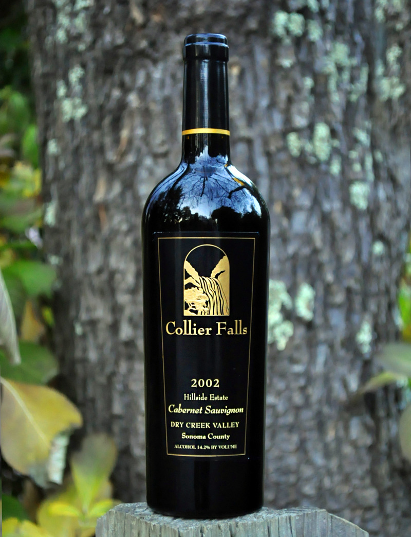 Collier Falls 2002 Hillside Estate Cabernet Sauvignon 750ml Wine Bottle