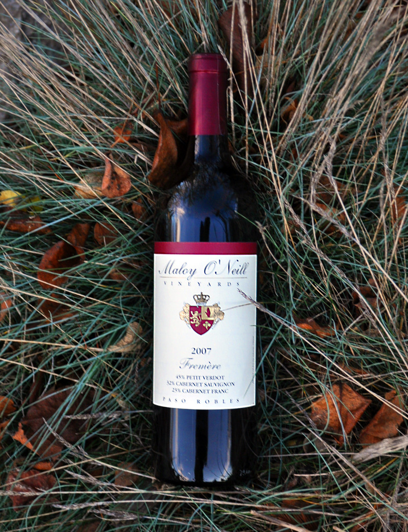 Maloy O'Neill Vineyards 2007 Fremere Bordeaux Style Blend 750ml Wine Bottle