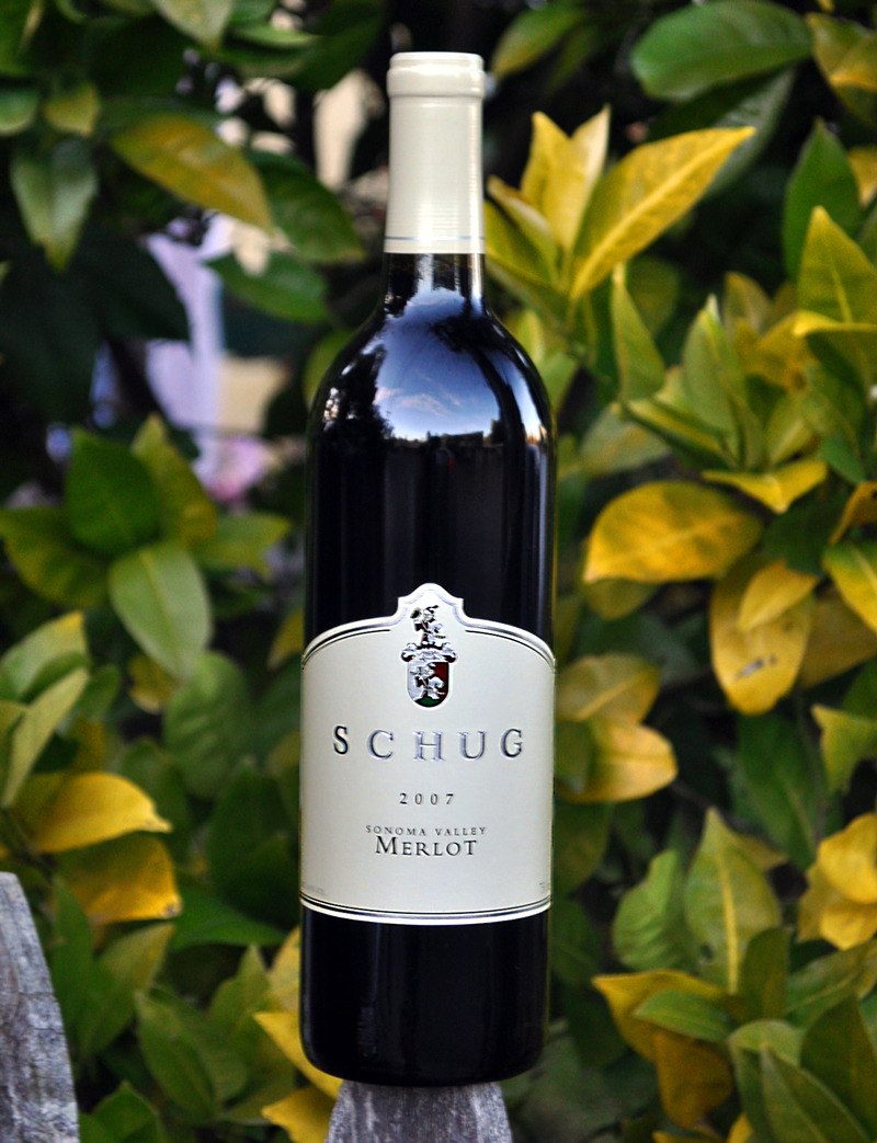 Schug Carneros Estate 2007 Sonoma Valley Merlot 750ml Wine Bottle