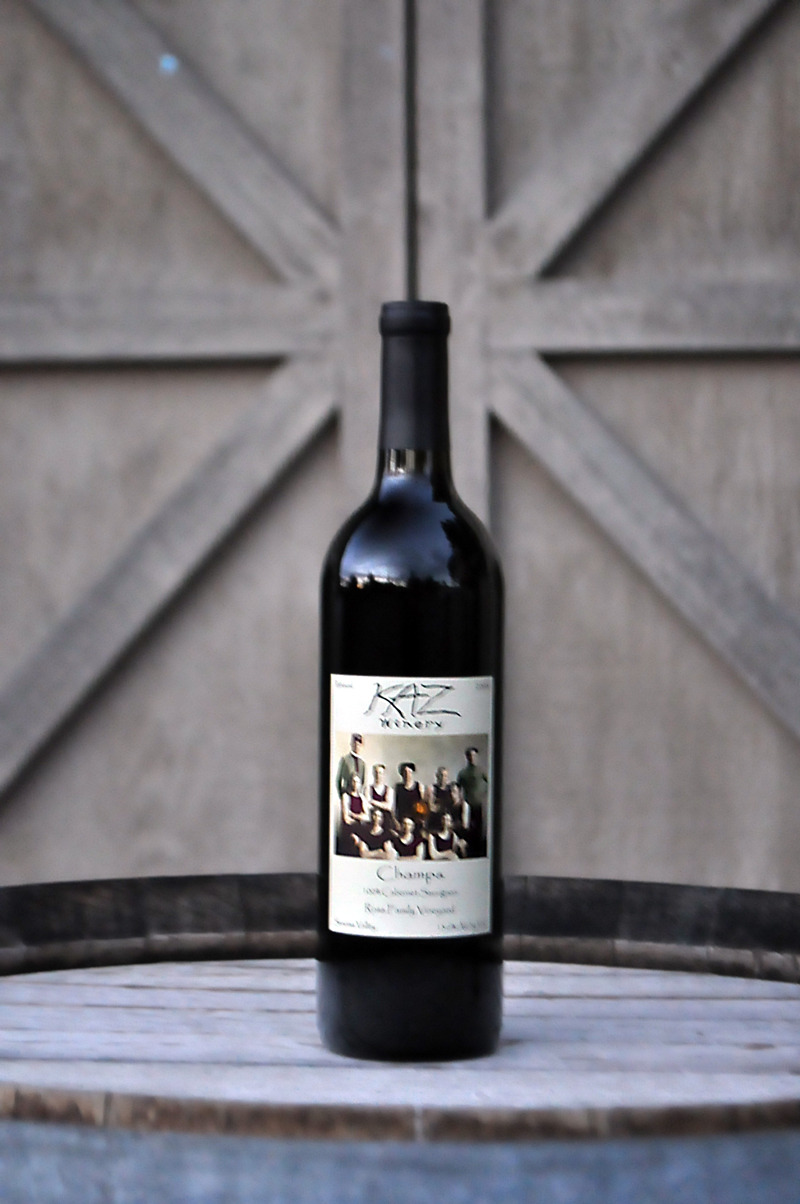 Kaz Winery 2008 'Champs' Cabernet Sauvignon 750ml Wine Bottle