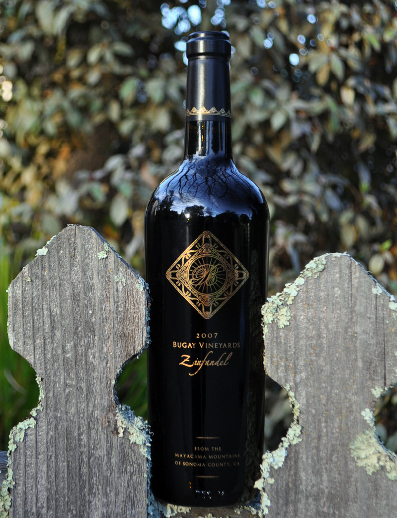 Bugay Vineyards 2007 Sonoma County Zinfandel 750ml Wine Bottle