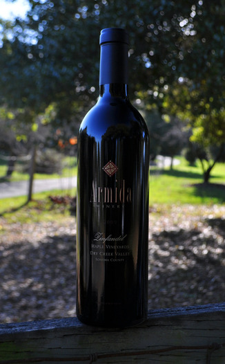 Armida Winery 2009 Maple Vineyards Zinfandel 750ml Wine Bottle