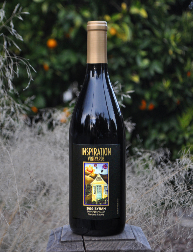 Inspiration Vineyards & Winery 2009 Dry Creek Valley Syrah 750ml Wine Bottle