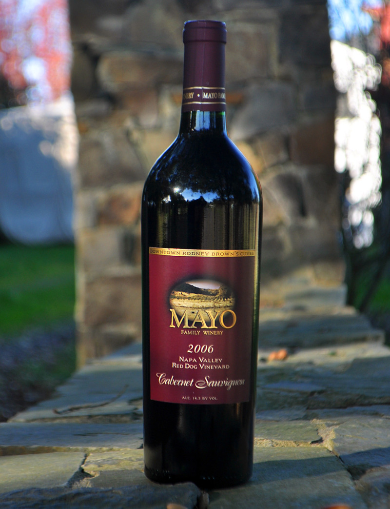 Mayo Family Winery 2006 Red Dog Vineyard Cabernet Sauvignon 750ml Wine Bottle