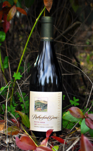 Rutherford Grove 2007 Spring Creek Vineyard Petite Sirah 750ml Wine Bottle