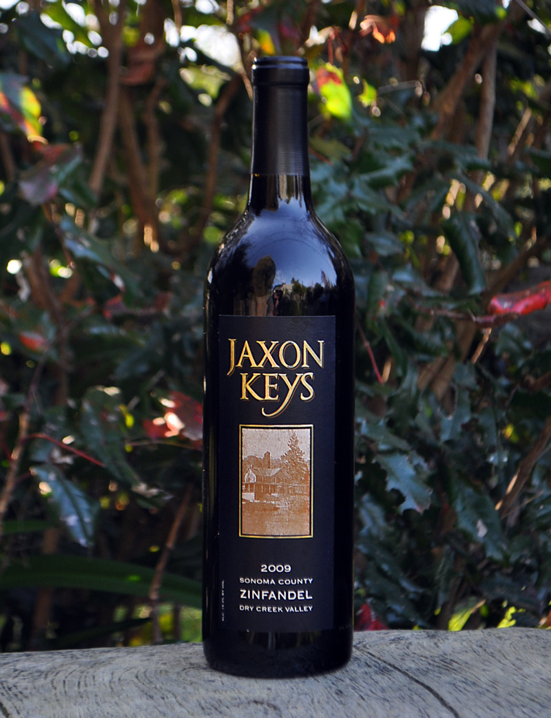 Jaxon Keys Winery 2009 Dry Creek Valley Zinfandel 750ml Wine Bottle