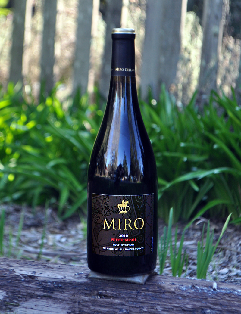 Miro Cellars 2010 Dry Creek Valley Petite Sirah 750ml Wine Bottle