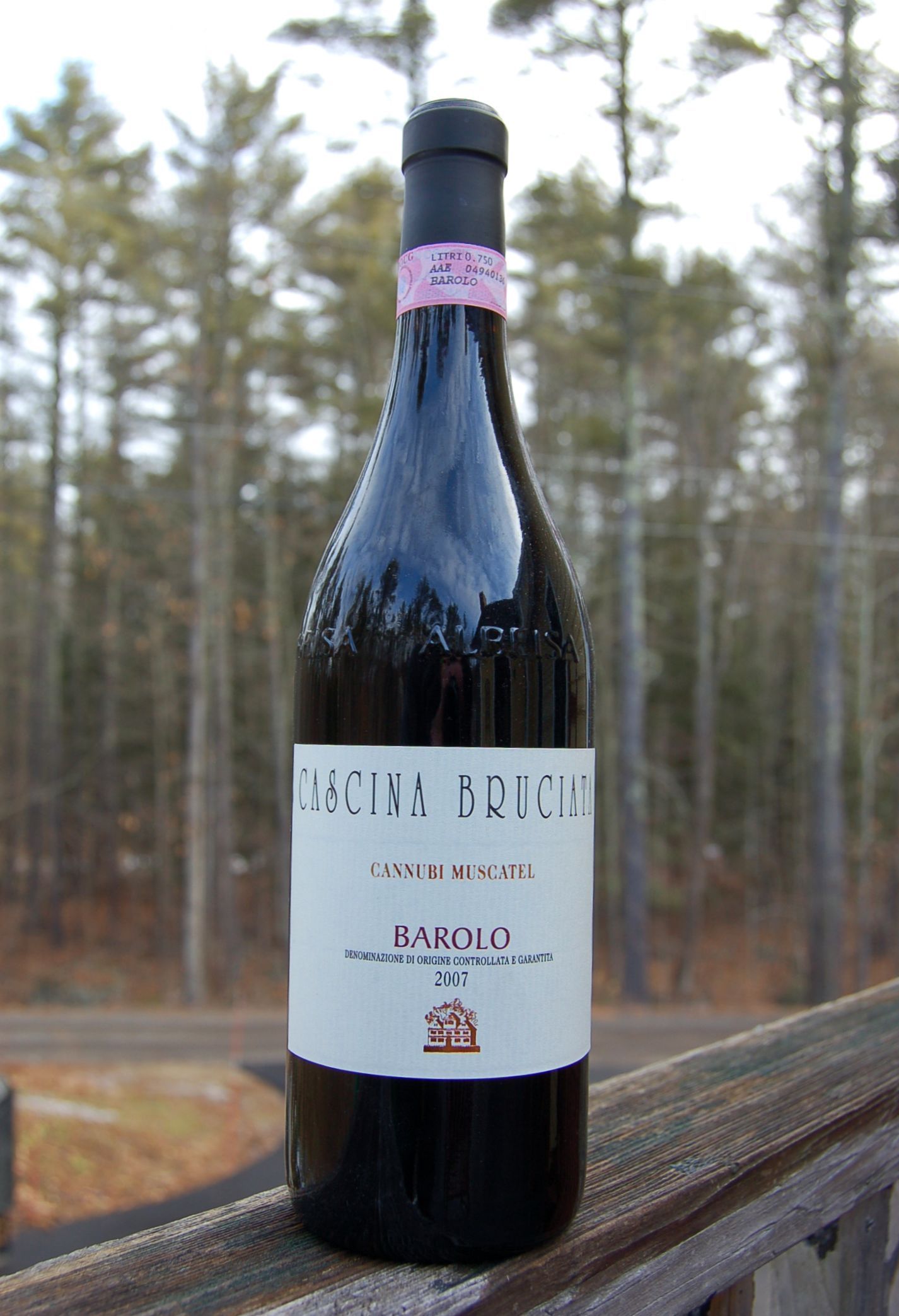 Cascina Bruciata 2007 Barolo 'Cannubi Muscatel' DOCG 750ml Wine Bottle