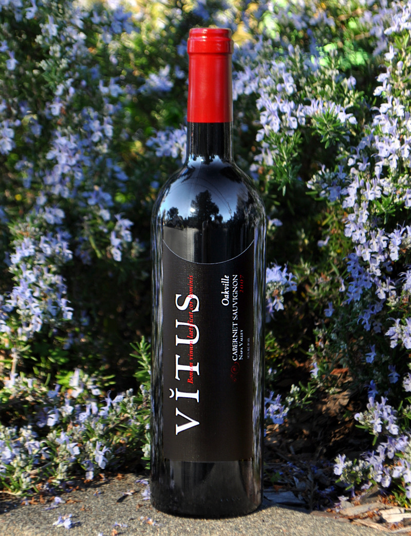 Vitus Wines 2007 Oakville Cabernet Sauvignon 750ml Wine Bottle