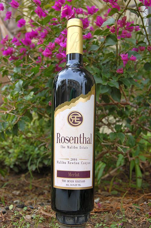 Rosenthal - The Malibu Estate 2004 Merlot 750ml Wine Bottle
