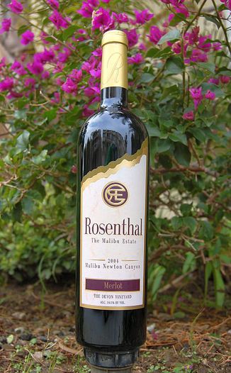 Rosenthal - The Malibu Estate 2004 Merlot 750ml Wine Bottle