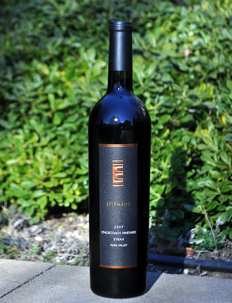 Epiphany Cellars 2007 Stagecoach Vineyard Syrah 750ml Wine Bottle