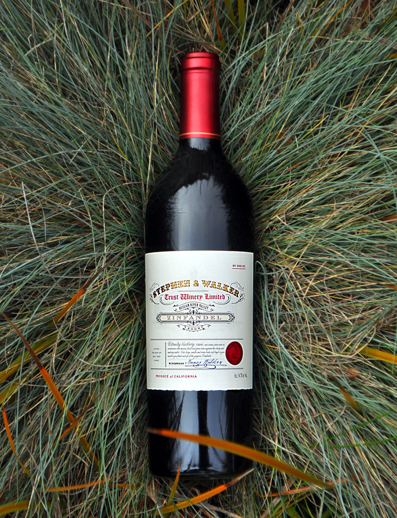 Stephen & Walker 2009 Russian River Valley Zinfandel 750ml Wine Bottle