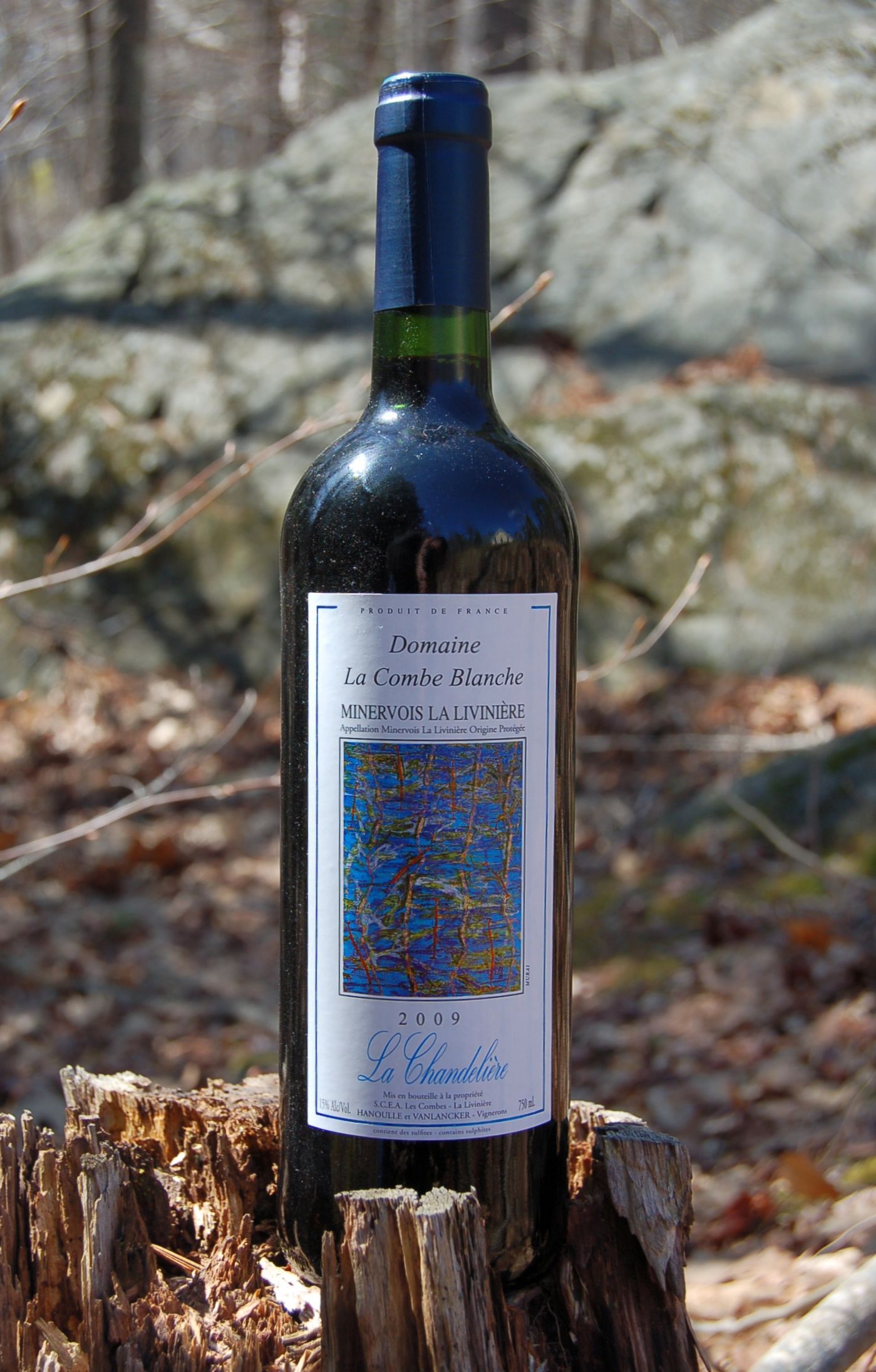 Domaine La Combe Blanche 2009 'La Chandelière' Minervois La Livinière 750ml Wine Bottle