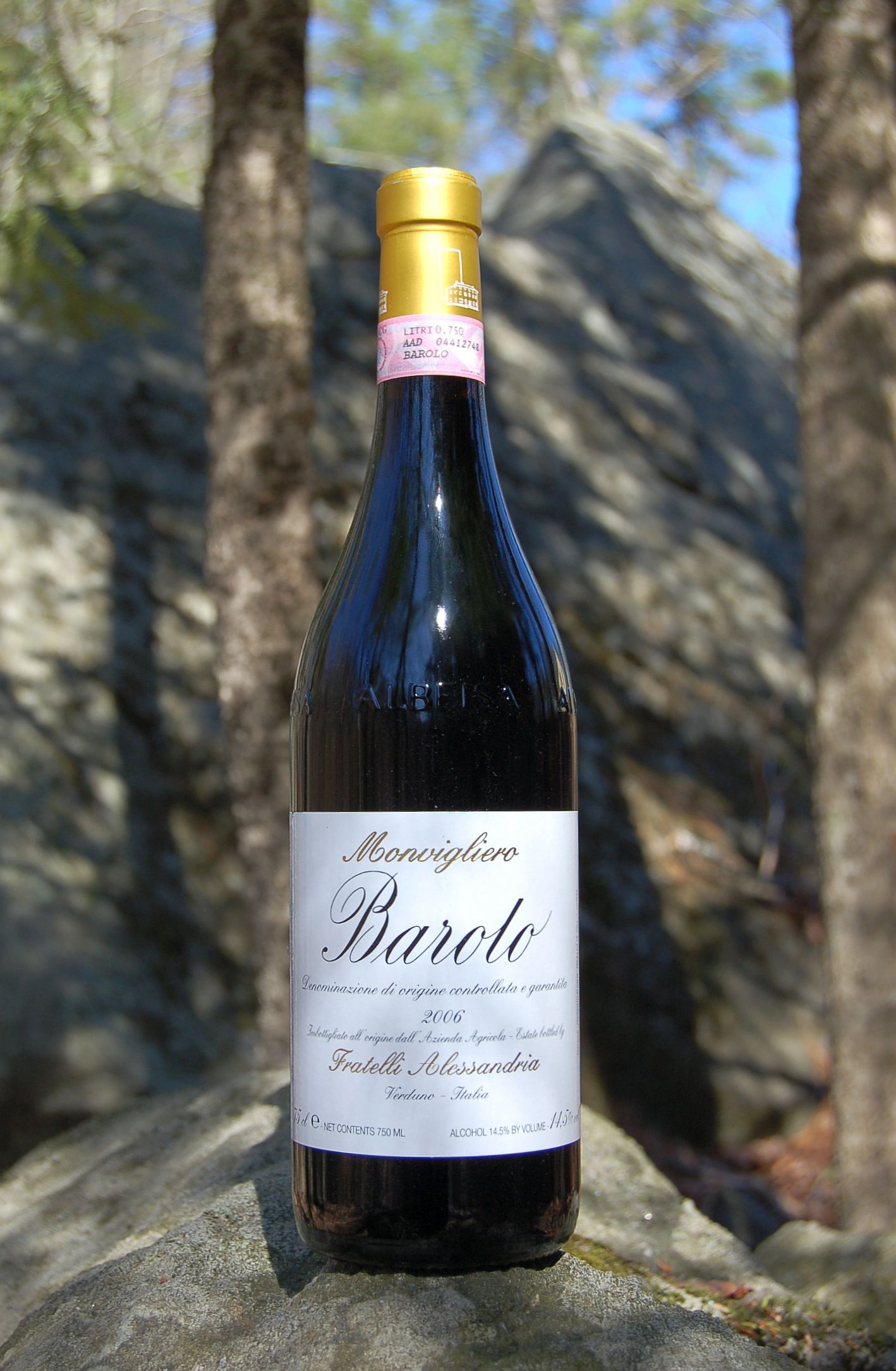 Fratelli Alessandria 2006 Barolo 'Monvigliero' DOCG 750ml Wine Bottle