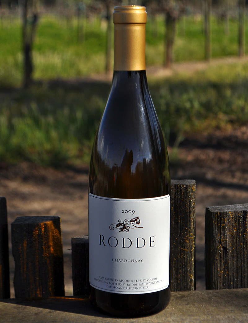 Rodde Family Vineyards 2009 Napa County Chardonnay 750ml Wine Bottle