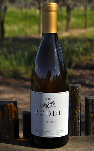 Rodde Family Vineyards 2009 Napa County Chardonnay 750ml Wine Bottle