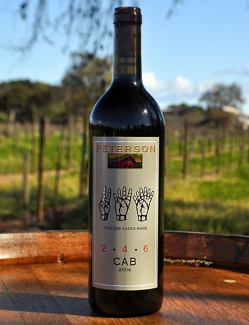 Peterson 2009 2-4-6 Dry Creek Valley Cab 750ml Wine Bottle