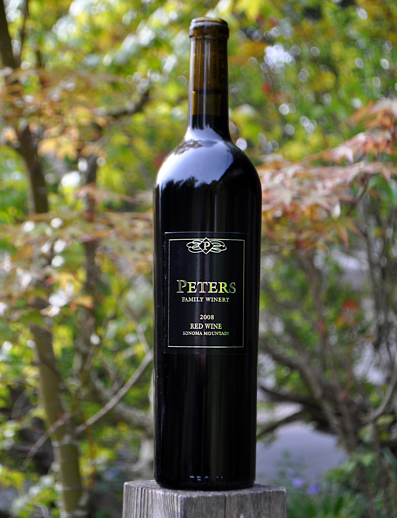 Peters Family Winery 2008 Red Wine - Sonoma Mountain 750ml Wine Bottle