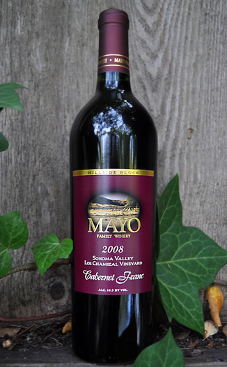 Mayo Family Winery 2008 Los Chamizal Vineyard Cabernet Franc 750ml Wine Bottle