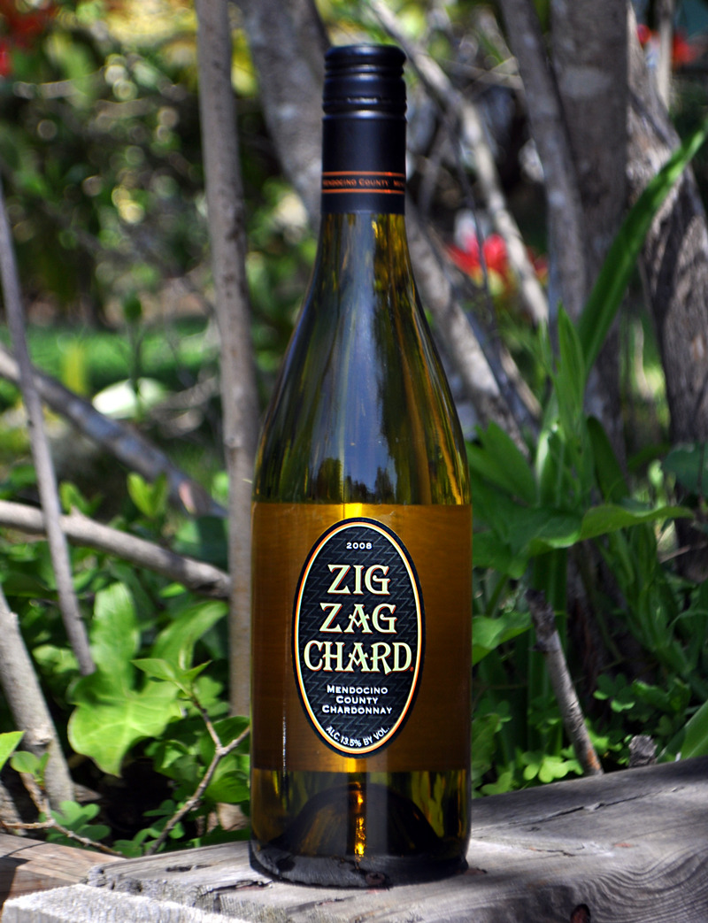 Mendocino Wine Company 2008 Zig Zag Chardonnay 750ml Wine Bottle