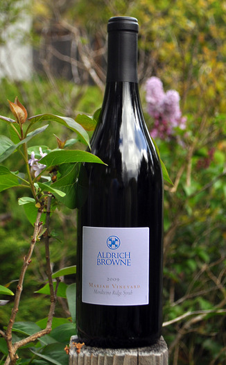 Aldrich Browne 2009 Mariah Vineyard Mendocino Ridge Syrah 750ml Wine Bottle