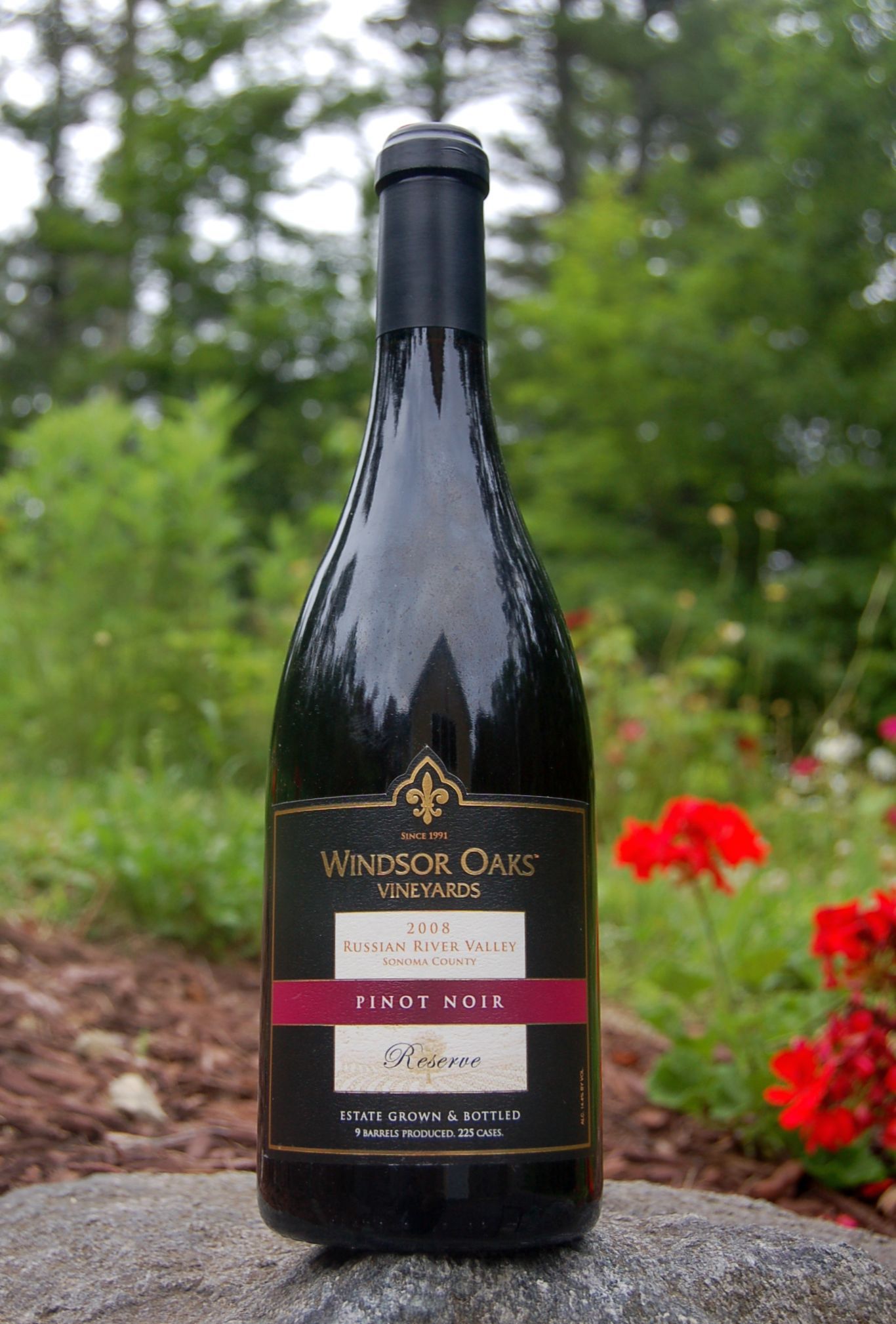 Windsor Oaks Vineyards 2008 Reserve Pinot Noir 4 Dijon Clones 750ml Wine Bottle