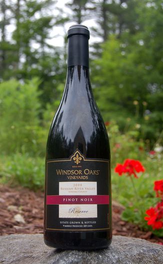 Windsor Oaks Vineyards 2008 Reserve Pinot Noir 4 Dijon Clones 750ml Wine Bottle