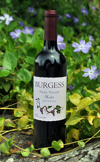 Burgess Cellars 2008 Napa Valley Merlot 750ml Wine Bottle
