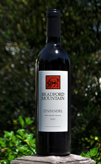Bradford Mountain Winery 2010 Dry Creek Valley Zinfandel 750ml Wine Bottle