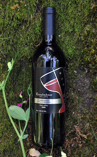 Troubadour Cellars 2009 Napa Valley Cabernet Sauvignon 750ml Wine Bottle