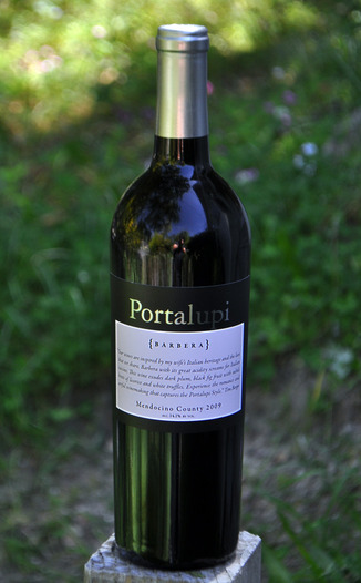 Portalupi Wine 2009 Mendocino County Barbera 750ml Wine Bottle
