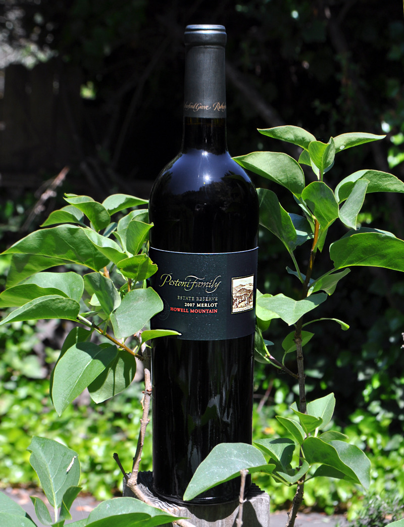 Rutherford Grove 2007 Pestoni Family Howell Mountain Estate Reserve Merlot 750ml Wine Bottle