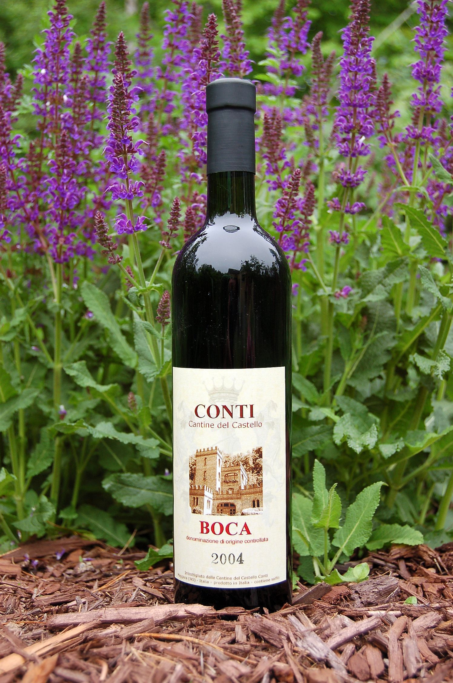 Cantine del Castello di Conti 2004 Boca DOC Nebbiolo Blend 750ml Wine Bottle