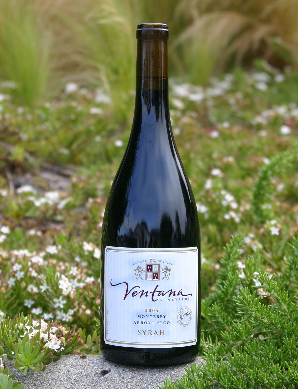 Ventana Vineyards 2004 Syrah 750ml Wine Bottle