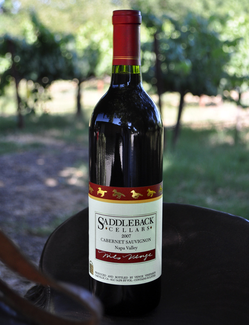 Saddleback Cellars 2007 Oakville Cabernet Sauvignon 750ml Wine Bottle