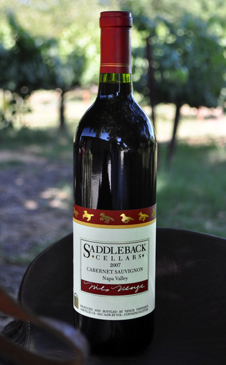 Saddleback Cellars 2007 Oakville Cabernet Sauvignon 750ml Wine Bottle