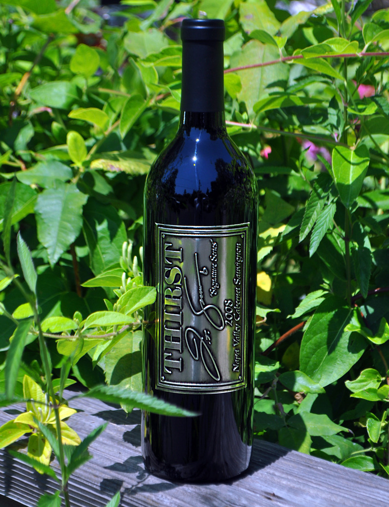 Toolbox Wine Co. 2008 “THIRST” J.T. Snow Cabernet Sauvignon 750ml Wine Bottle