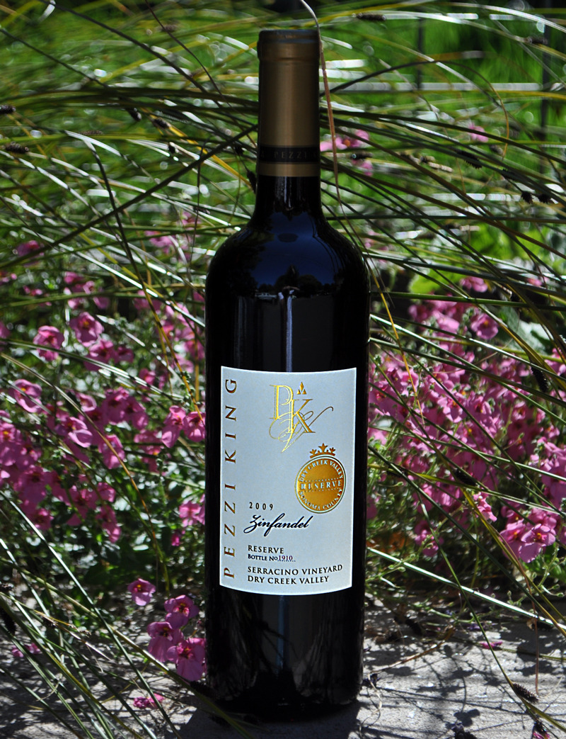 Pezzi King 2009 Serracino Vineyard Zinfandel 750ml Wine Bottle