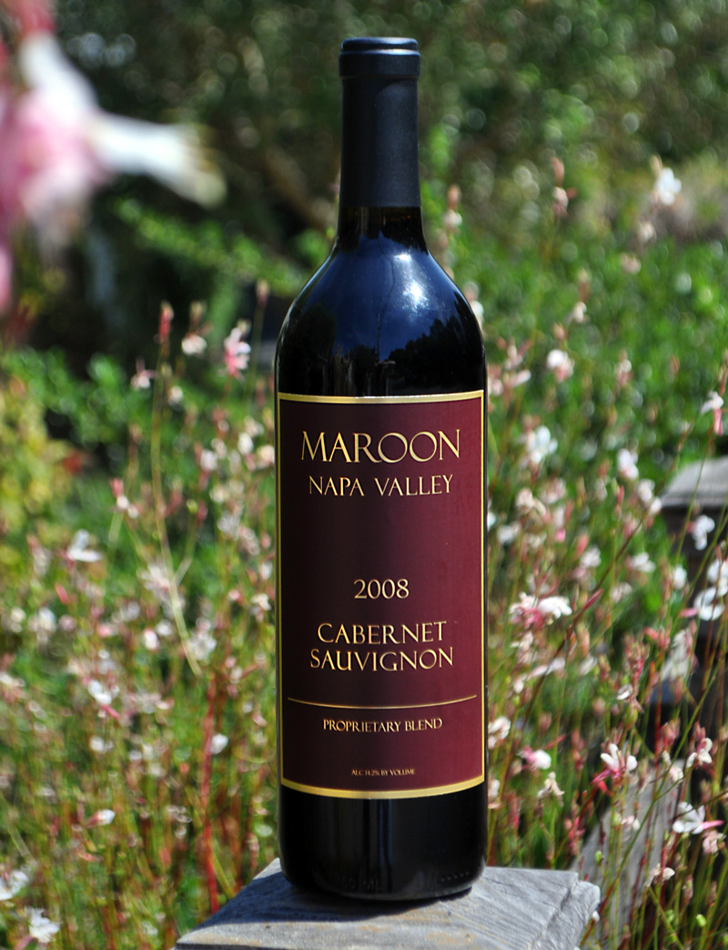 Maroon 2008 "Proprietary" Cabernet Sauvignon 750ml Wine Bottle
