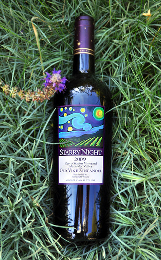 Starry Night Winery 2009 Nervo Station Old Vine Zinfandel 750ml Wine Bottle