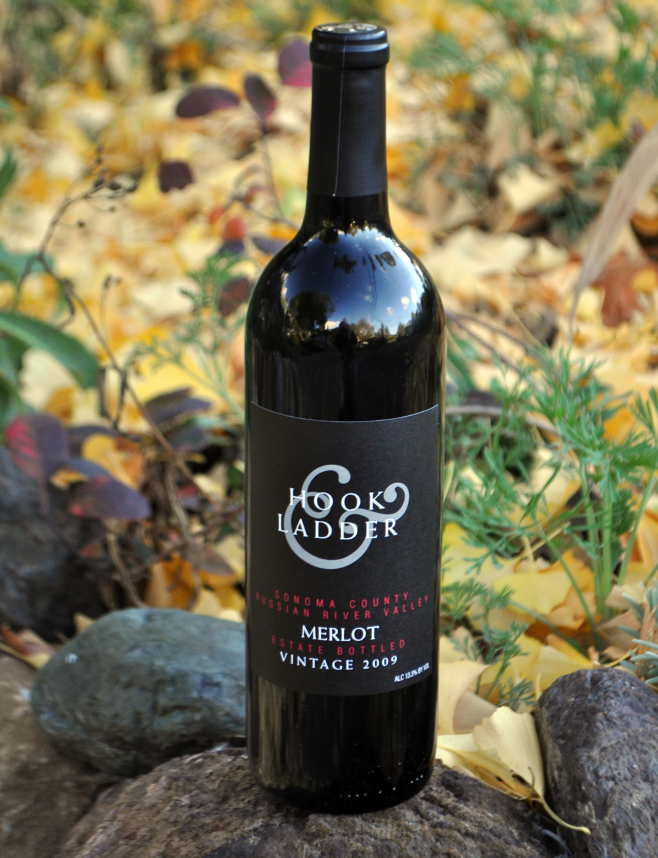 Hook & Ladder 2009 Estate Bottled Merlot 750ml Wine Bottle