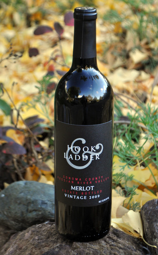 Hook & Ladder 2009 Estate Bottled Merlot 750ml Wine Bottle