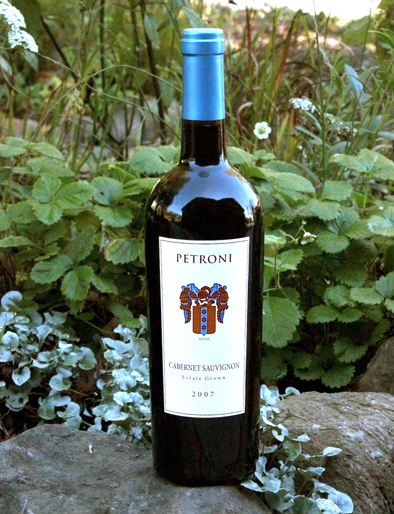 Petroni Vineyards 2007 Cabernet Sauvignon 750ml Wine Bottle