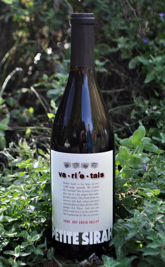 Varietals 2009 Dry Creek Valley Petite Sirah 750ml Wine Bottle