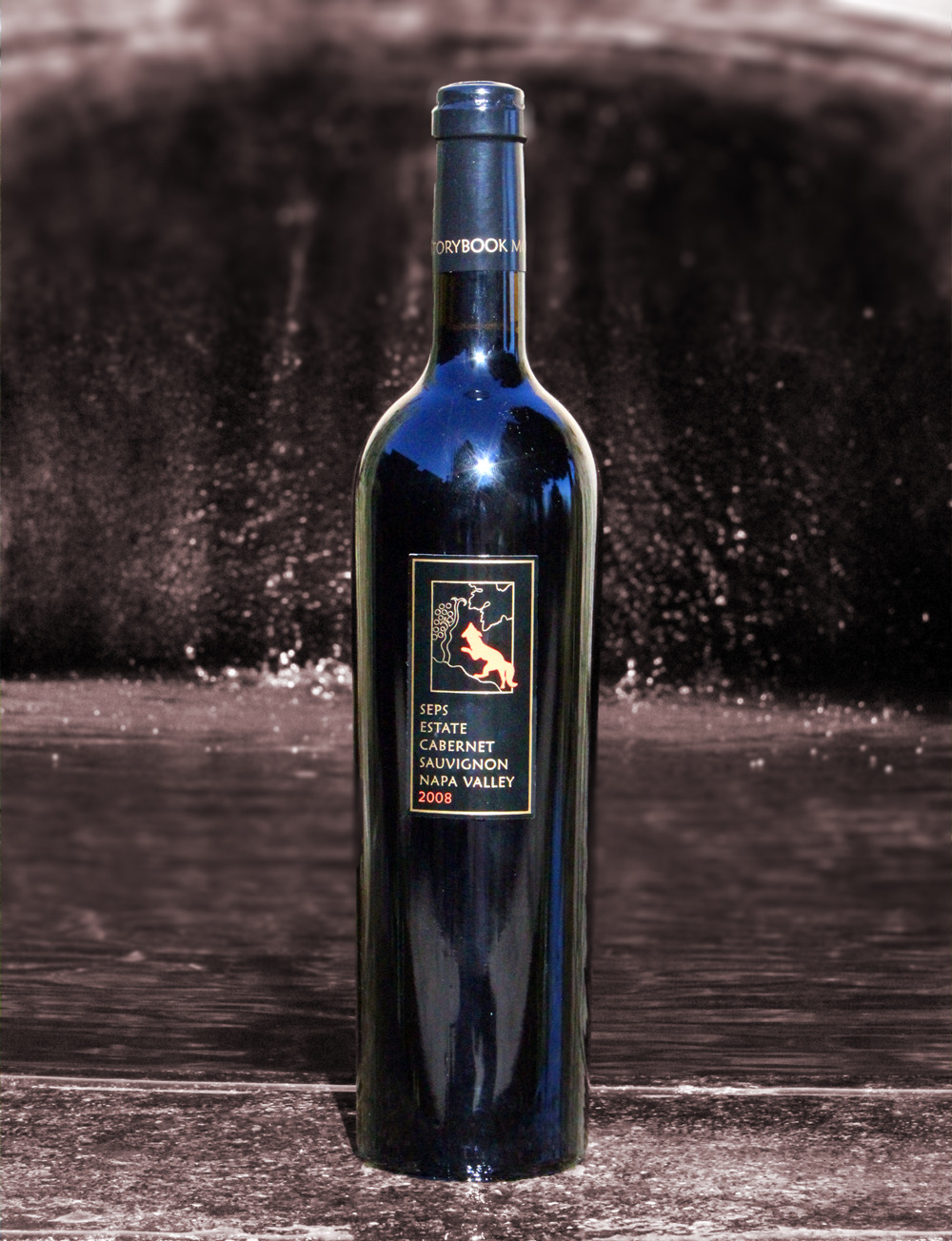 Storybook Mountain 2008 Seps Estate Cabernet Sauvignon 750ml Wine Bottle