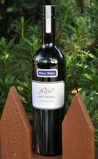 Wirra Wirra Vineyards 2007 RSW Shiraz 750ml Wine Bottle