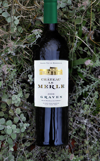 Chateau Le Merle 2009 White Graves Bordeaux 750ml Wine Bottle