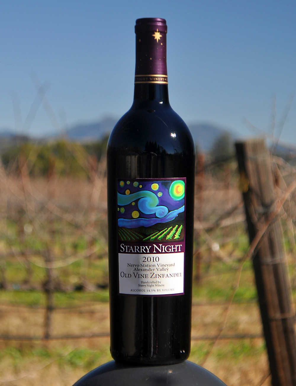 Starry Night Winery 2010 Nervo Station Zinfandel 750ml Wine Bottle