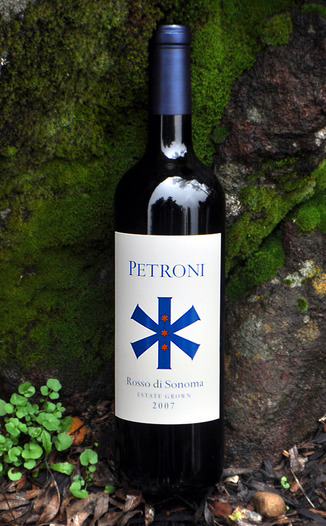 Petroni Vineyards 2007 Rosso di Sonoma 750ml Wine Bottle